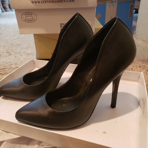 Steve Madden heels Gallery black patent 5.5 - Picture 4 of 5